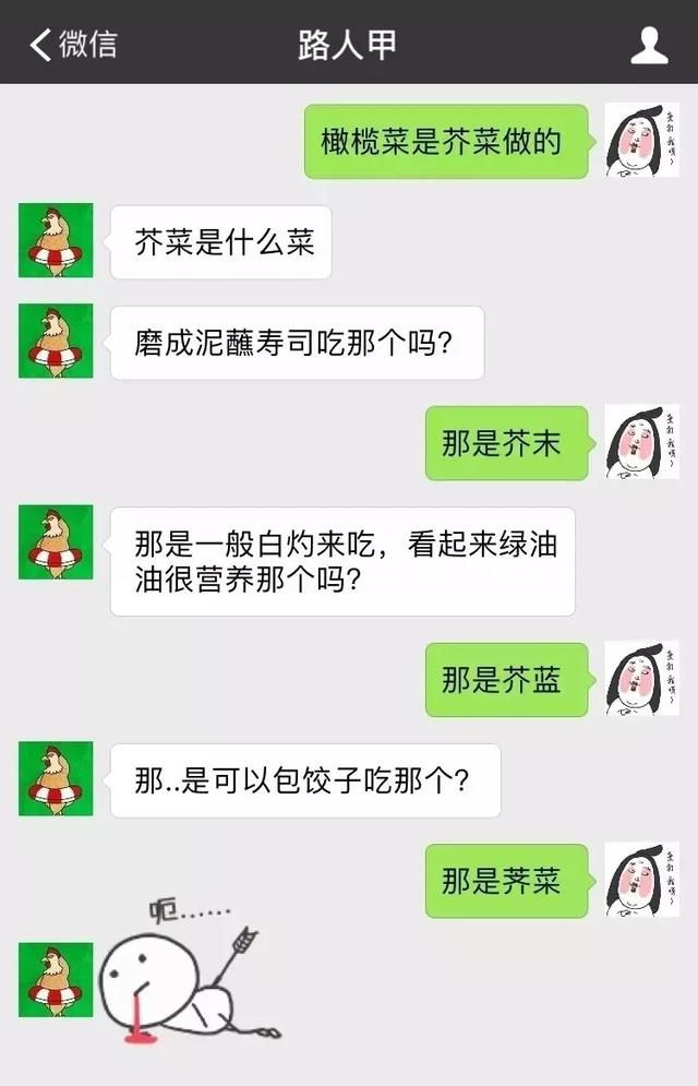 橄榄菜的主菜不是橄榄，橄榄油也不是橄榄榨的油……
